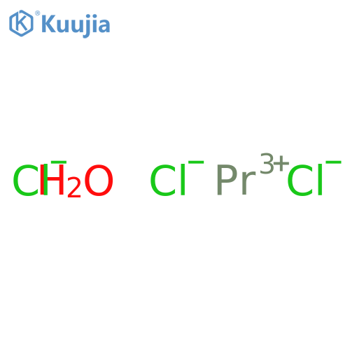 Trichloropraseodymium Hydrate structure