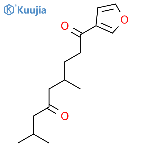 (4S)-1-(furan-3-yl)-4,8-dimethylnonane-1,6-dione structure