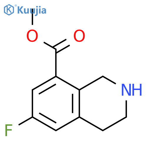 methyl 6-fluoro-1,2,3,4-tetrahydroisoquinoline-8-carboxylate structure