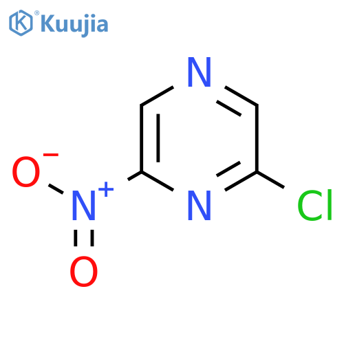 2-chloro-6-nitro-Pyrazine structure