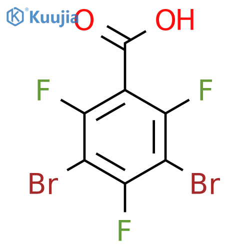 3,5-Dibromo-2,4,6-trifluorobenzoic acid structure