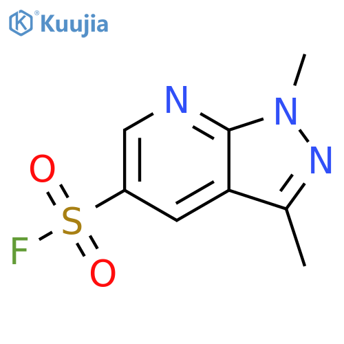 1,3-dimethyl-1H-pyrazolo3,4-bpyridine-5-sulfonyl fluoride structure