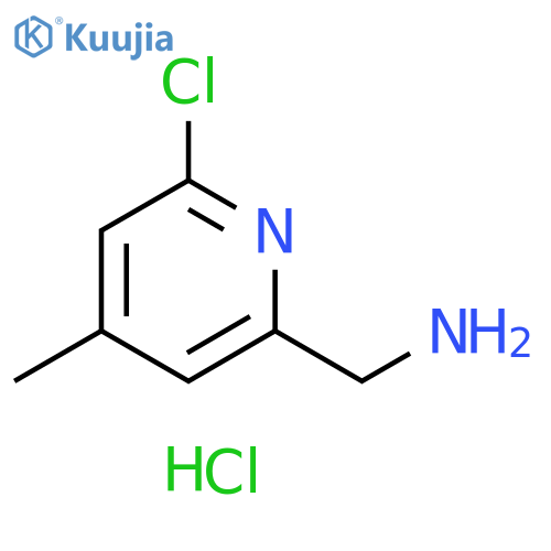 (6-chloro-4-methyl-2-pyridyl)methanamine;dihydrochloride structure