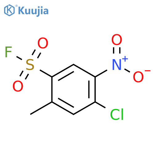 4-chloro-2-methyl-5-nitrobenzene-1-sulfonyl fluoride structure