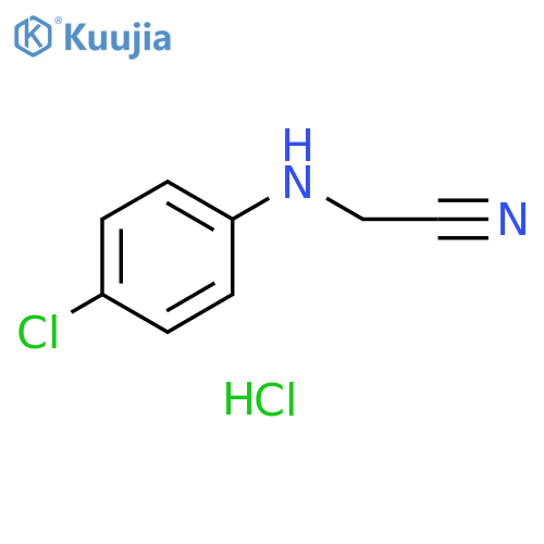 Acetonitrile, 2-[(4-chlorophenyl)amino]-, hydrochloride (1:1) structure