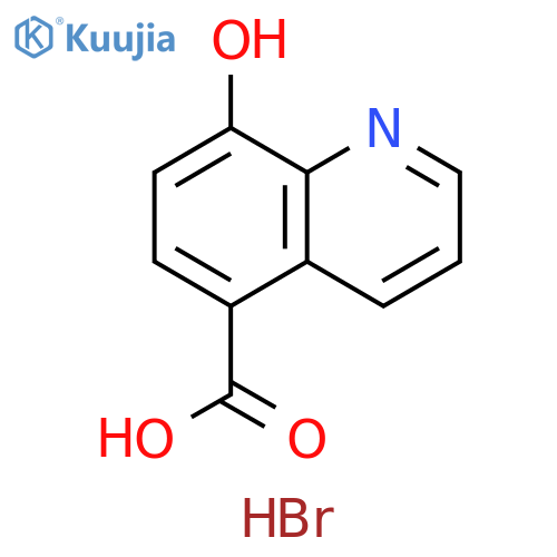 8-hydroxyquinoline-5-carboxylic acid hydrobromide structure
