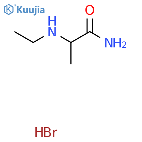 N~2~-ethylalaninamide hydrobromide structure