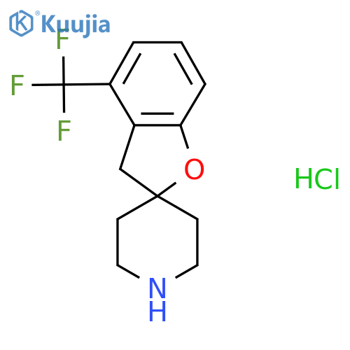 4-(Trifluoromethyl)-3H-spiro[benzofuran-2,4'-piperidine] hydrochloride structure