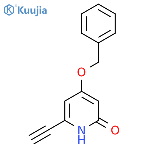 4-(Benzyloxy)-6-ethynylpyridin-2-ol structure