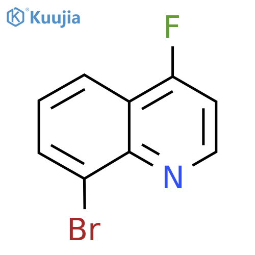 8-Bromo-4-fluoroquinoline structure
