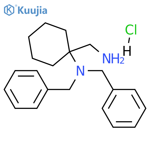 1-(Aminomethyl)-N,N-dibenzylcyclohexanamine hydrochloride structure