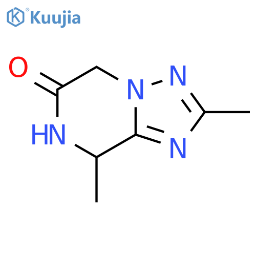2,8-Dimethyl-7,8-dihydro-[1,2,4]triazolo[1,5-a]pyrazin-6(5H)-one structure