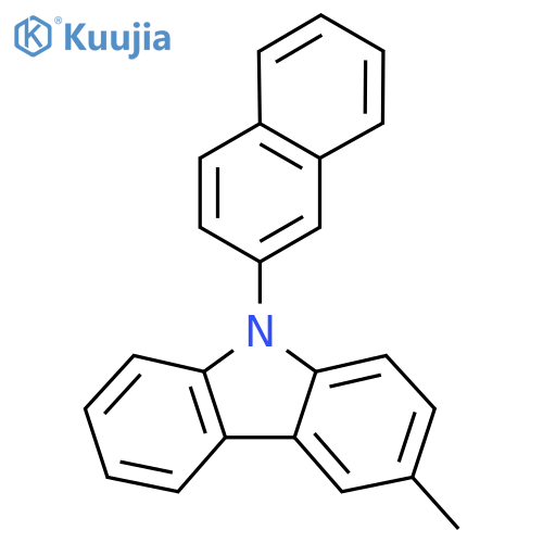 3-Methyl-9-(naphthalen-2-yl)-9H-carbazole structure