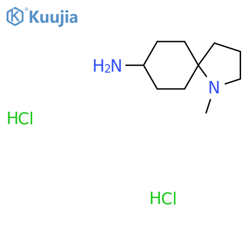 1-Methyl-1-azaspiro[4.5]decan-8-amine dihydrochloride structure
