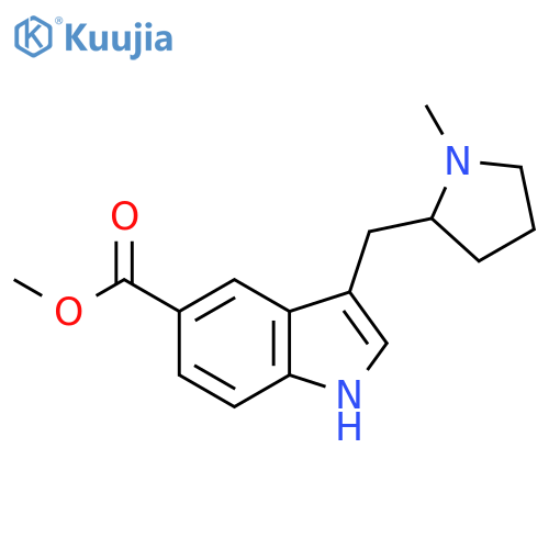 Methyl 3-((1-methylpyrrolidin-2-yl)methyl)-1H-indole-5-carboxylate structure