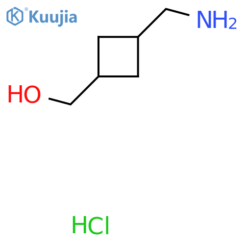 [3-(aminomethyl)cyclobutyl]methanol;hydrochloride structure