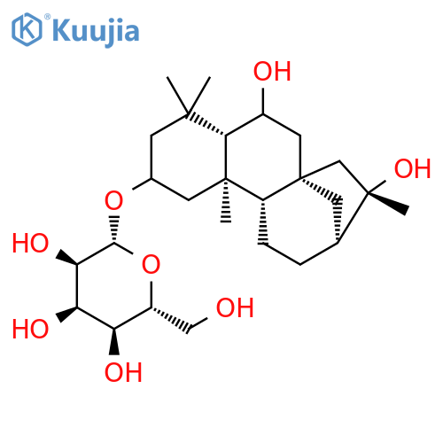 2,6,16-Kauranetriol 2-O-beta-D-allopyranoside structure