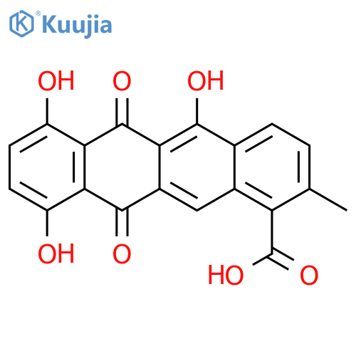 1-Naphthacenecarboxylic acid,6,11-dihydro-5,7,10-trihydroxy-2-methyl-6,11-dioxo- structure