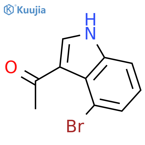 1-(4-Bromo-1H-indol-3-yl)ethan-1-one structure