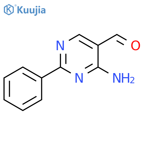 4-Amino-2-phenyl-pyrimidine-5-carbaldehyde structure