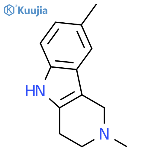 2,8-dimethyl-1H,2H,3H,4H,5H-pyrido[4,3-b]indole structure