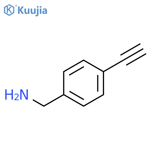 (4-Ethynylphenyl)methanamine structure