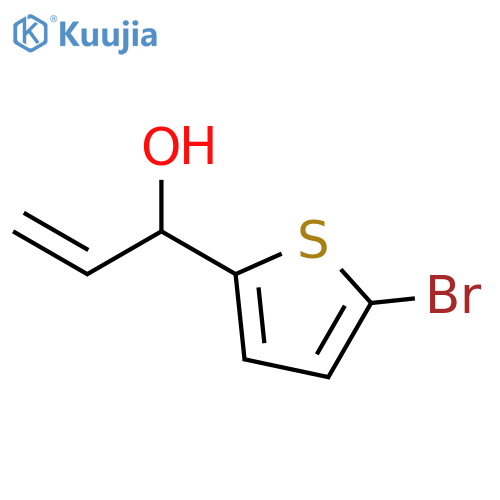 1-(5-bromothiophen-2-yl)prop-2-en-1-ol structure