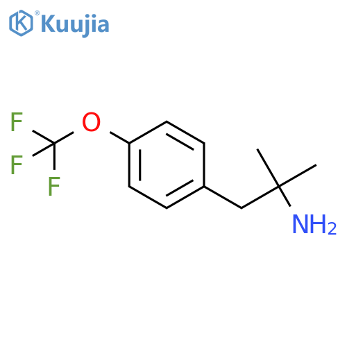 Benzeneethanamine, α,α-dimethyl-4-(trifluoromethoxy)- structure