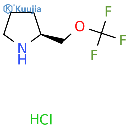(2S)-2-(trifluoromethoxy)methylpyrrolidine hydrochloride structure