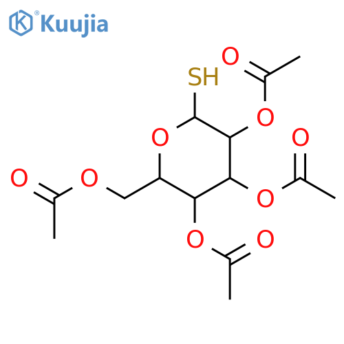 1-Thio-β-D-glucopyranose 2,3,4,6-Tetraacetate structure