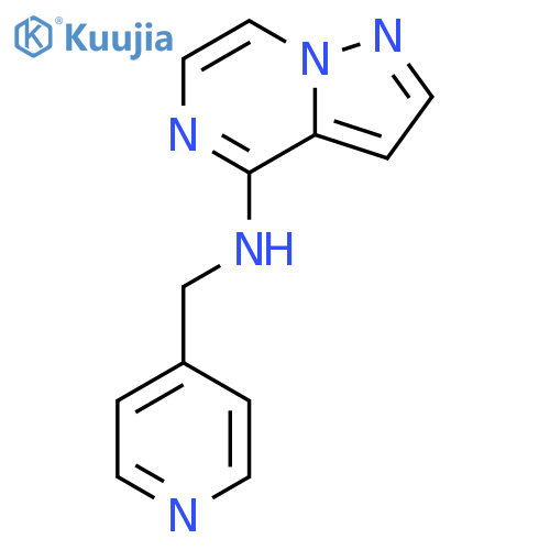 N-(pyridin-4-yl)methylpyrazolo1,5-apyrazin-4-amine structure