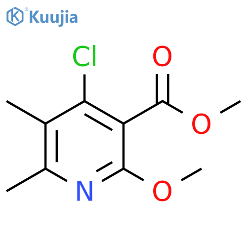 Methyl 4-Chloro-2-methoxy-5,6-dimethylnicotinate structure