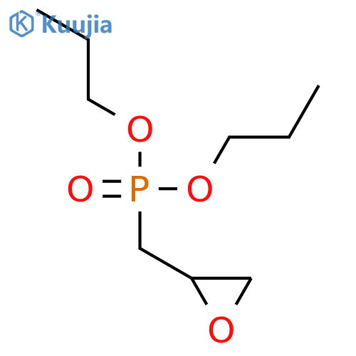 Phosphonic acid, (oxiranylmethyl)-, dipropyl ester structure