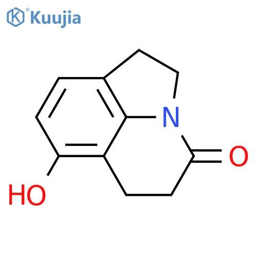 4H-PYRROLO[3,2,1-IJ]QUINOLIN-4-ONE, 1,2,5,6-TETRAHYDRO-7-HYDROXY- structure