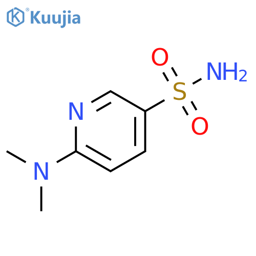 6-(dimethylamino)pyridine-3-sulfonamide structure