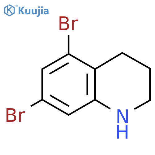 5,7-Dibromo-1,2,3,4-tetrahydroquinoline structure