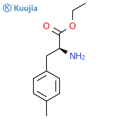ethyl (2S)-2-amino-3-(4-methylphenyl)propanoate structure