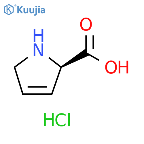 (R)-2,5-Dihydro-1H-pyrrole-2-carboxylic acid hydrochloride structure