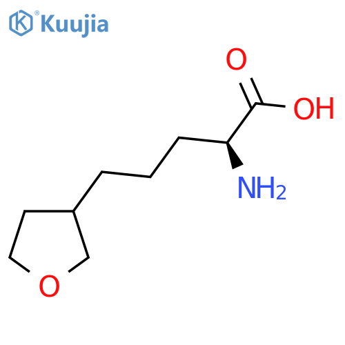 (2S)-2-amino-5-(oxolan-3-yl)pentanoic acid structure
