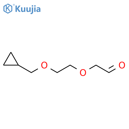 2-2-(Cyclopropylmethoxy)ethoxyacetaldehyde structure