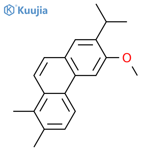 Phenanthrene,6-methoxy-1,2-dimethyl-7-(1-methylethyl)- structure
