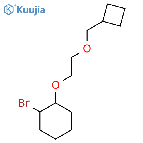 1-bromo-2-2-(cyclobutylmethoxy)ethoxycyclohexane structure