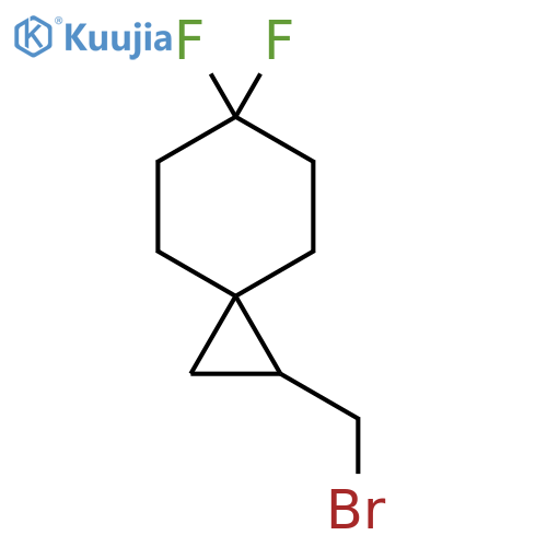 1-(bromomethyl)-6,6-difluorospiro2.5octane structure
