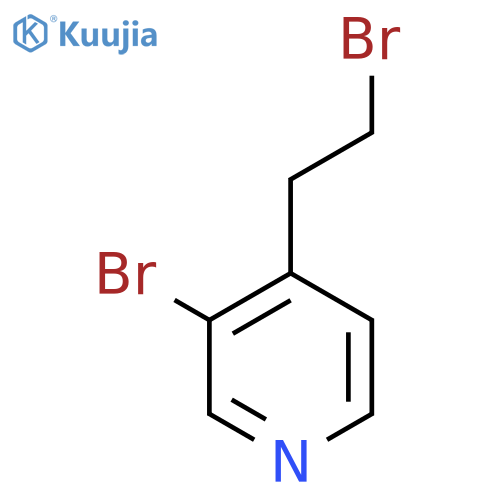 3-bromo-4-(2-bromoethyl)pyridine structure