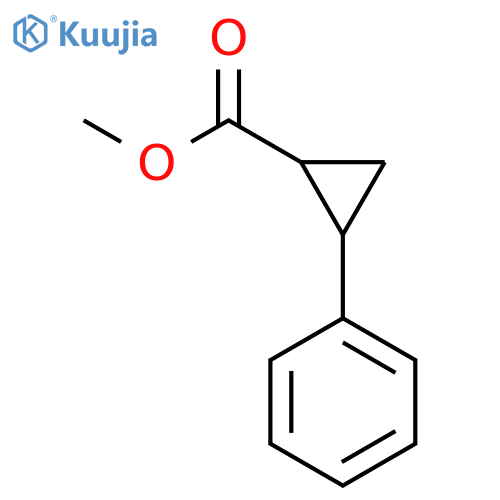 Methyl 2-phenylcyclopropane-1-carboxylate structure