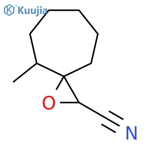 4-Methyl-1-oxaspiro[2.6]nonane-2-carbonitrile structure