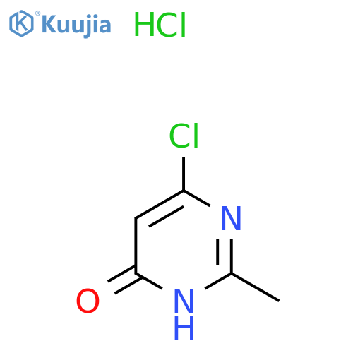 6-Chloro-2-methylpyrimidin-4-ol hydrochloride structure