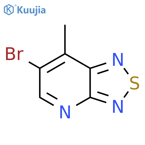 6-Bromo-7-methyl-[1,2,5]thiadiazolo[3,4-b]pyridine structure