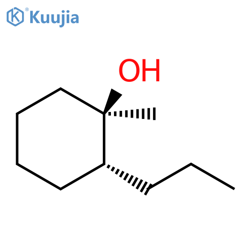rac-(1R,2R)-1-methyl-2-propylcyclohexan-1-ol structure