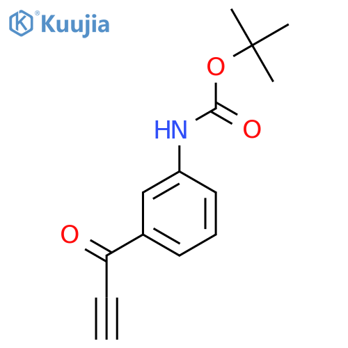 tert-butyl N-[3-(prop-2-ynoyl)phenyl]carbamate structure